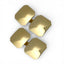 Gemelli quadrati in oro giallo - Herzel Gioielli
