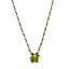Girocollo argento rosa con peridoto verde - Ishwara