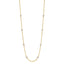 Girocollo con sfere bicolor in Oro Giallo e Bianco 18K - Herzel Gioielli