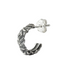 Single hoop earring with leaves - Nove25