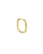 Square single earring - Nove25