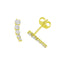 White gold diamond gradation earrings - Herzel Gioielli