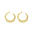ORECCHINI PEBBLES HOOP MEDIUM - A3756 - Giulia Barela Jewels