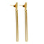Orecchini Pendenti Baguette in Argento – Herzel Fashion