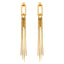 Orecchini Pendenti in Argento Dorato - Herzel Fashion