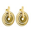 Orecchini a cerchio in Argento dorato – Herzel Fashion